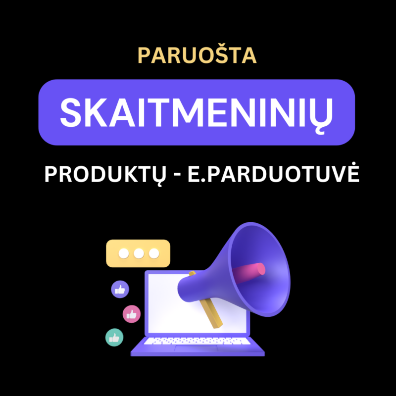 💎 Skaitmeninių produktų el. parduotuvė