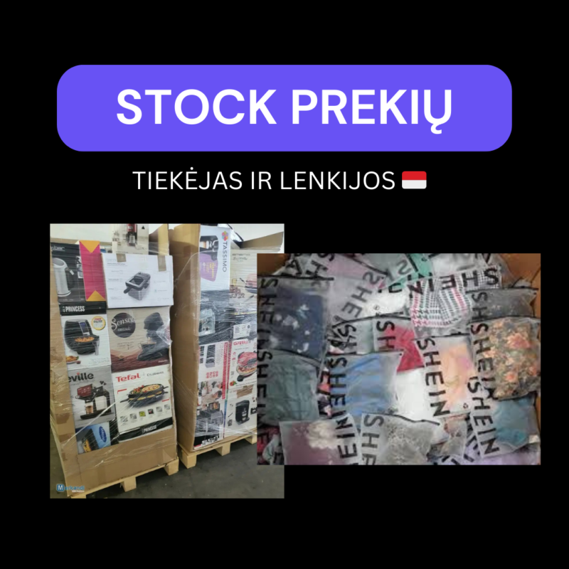 🇵🇱 Stock prekių/ drabužių tiekėjas paletėmis iš Lenkijos